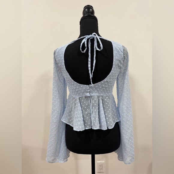 Lovers + Friends Light Blue Lily Top - Picture 4 of 5